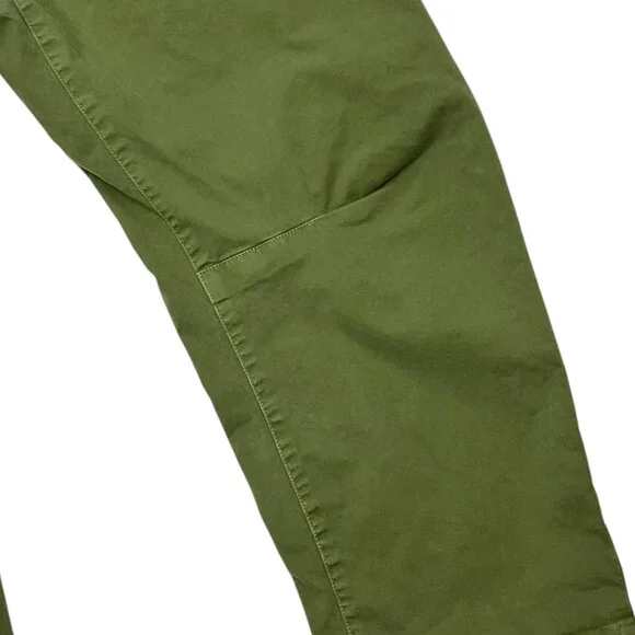 Nili Lotan Shon Pants Green Barrel Cropped Wide Leg Baggy Size 8 - Picture 7 of 10